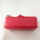 CHANEL シャネル ミニチェーンショルダー マトラッセ シルバー金具 14cm 2005年製