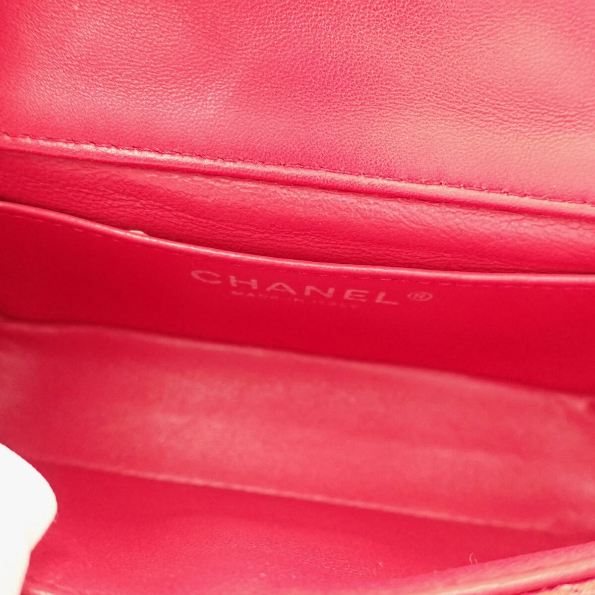 CHANEL シャネル ミニチェーンショルダー マトラッセ シルバー金具 14cm 2005年製
