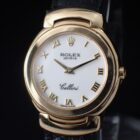 ROLEX Cellini ロレックス チェリーニ Ref. 6621 ホワイトローマン イエローゴールド ギャラ付き 1991年