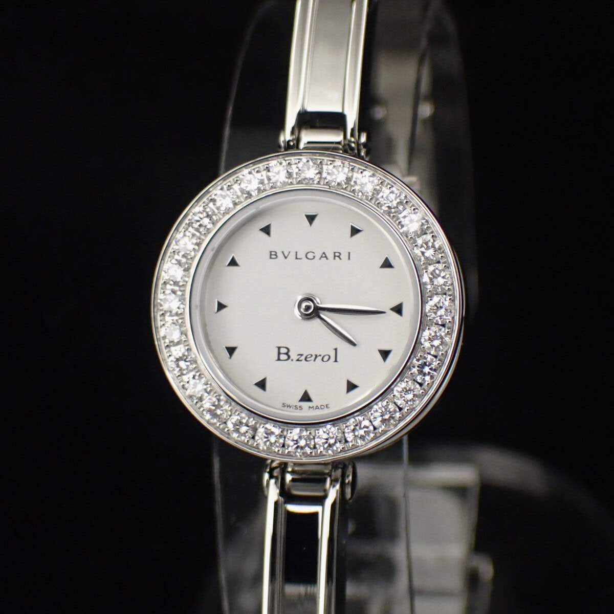 BVLGARI B.zero1 ブルガリ ビーゼロ1 ダイヤベゼル BZ22WSDS Sサイズ 2025年6月メーカーコンプリートサービス済み メーカー保証2年付