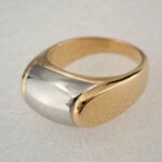BVLGARI Tronchetto ブルガリ トロンケット リング K18YG／ステンレス 9号（50サイズ）メーカーメンテナンス済み