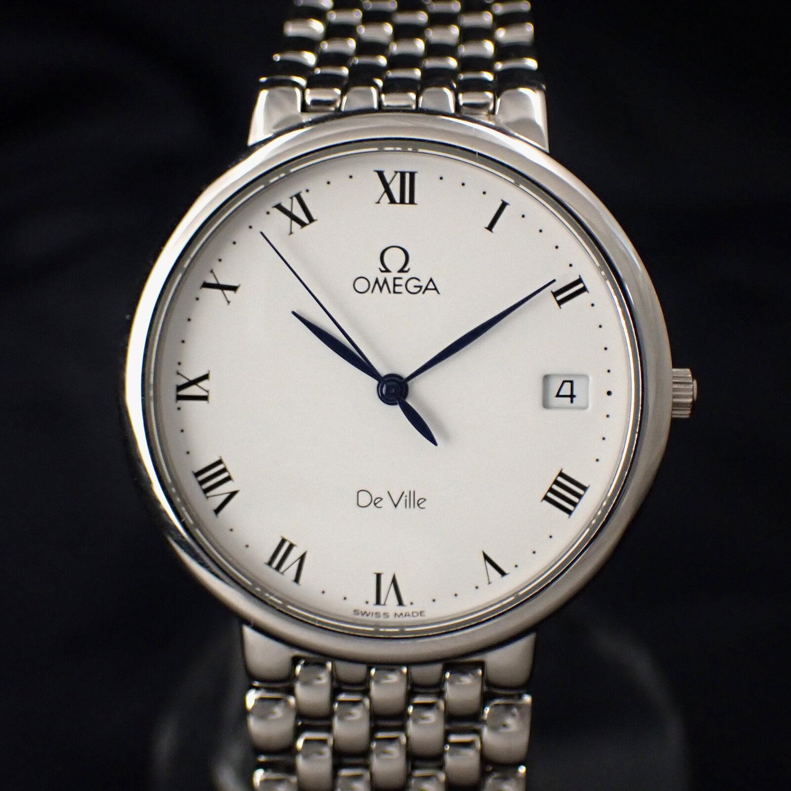 OMEGA De Ville Quartz オメガ デビル ホワイトダイヤル クォーツ Ref