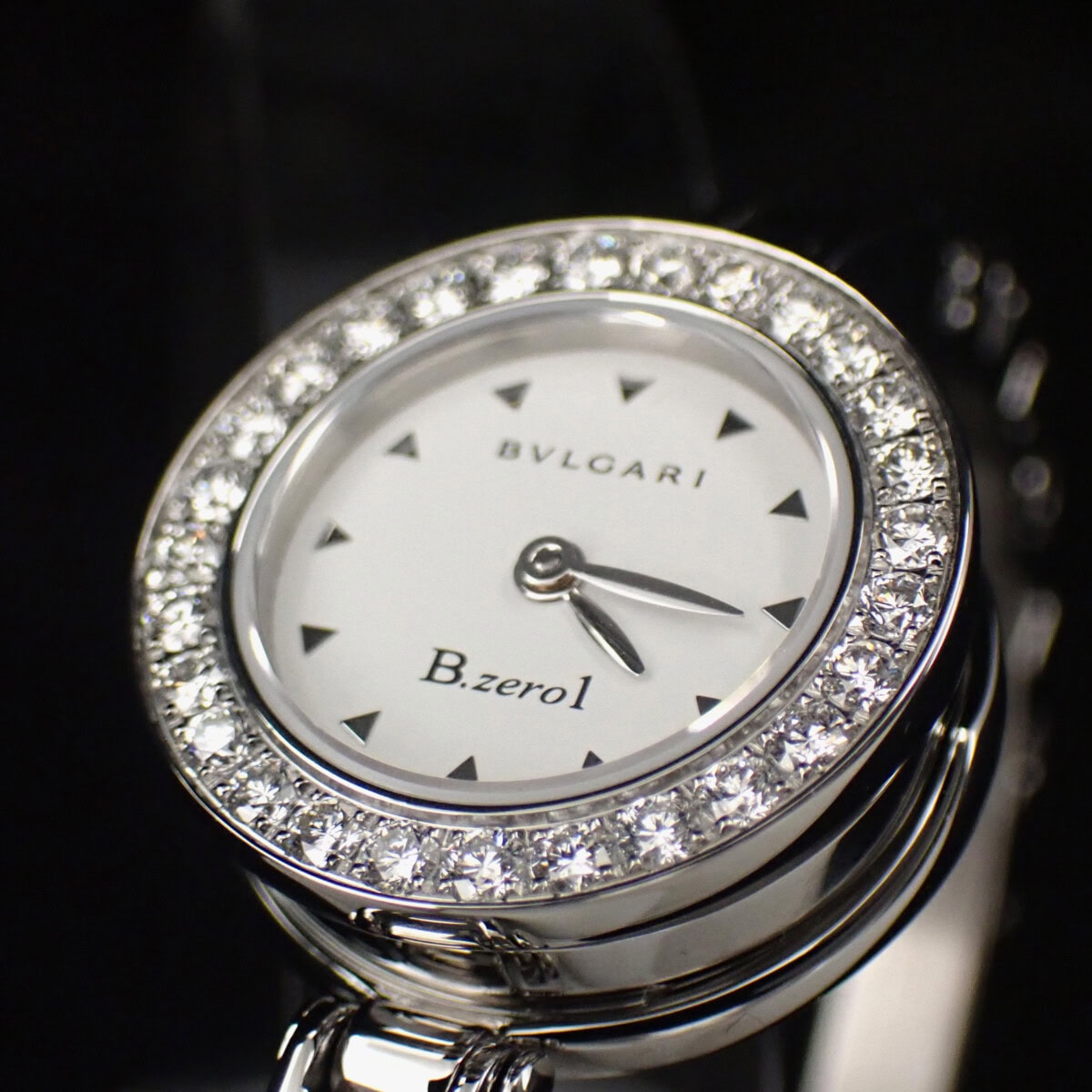 BVLGARI B.zero1 ブルガリ ビーゼロ1 ダイヤベゼル BZ22WSDS Sサイズ 2025年6月メーカーコンプリートサービス済み メーカー保証2年付