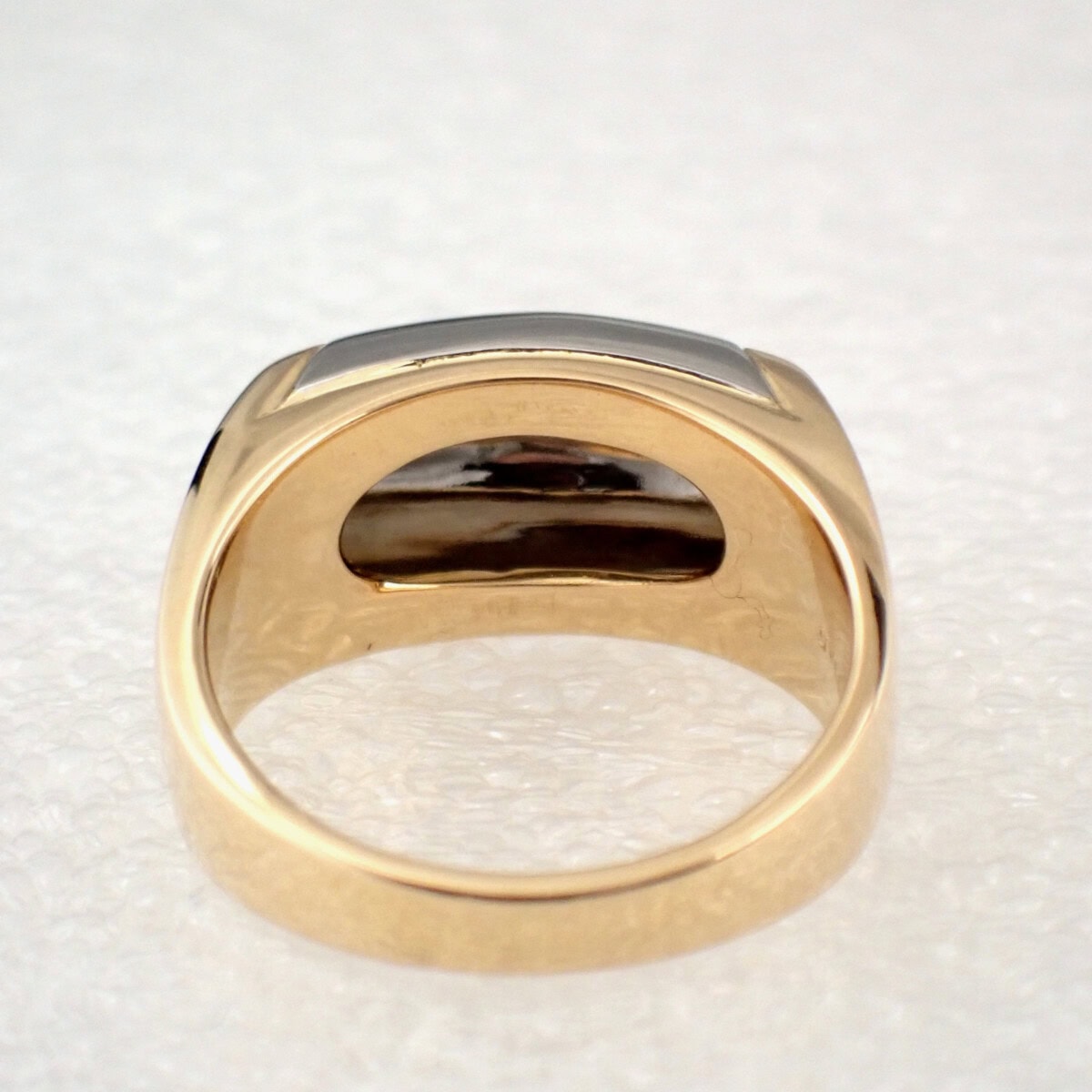 BVLGARI Tronchetto ブルガリ トロンケット リング K18YG／ステンレス 9号（50サイズ）メーカーメンテナンス済み