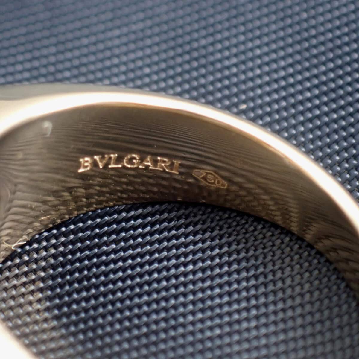 BVLGARI Tronchetto ブルガリ トロンケット リング K18YG／ステンレス 9号（50サイズ）メーカーメンテナンス済み