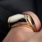 BVLGARI Tronchetto ブルガリ トロンケット リング K18YG／ステンレス 9号（50サイズ）メーカーメンテナンス済み