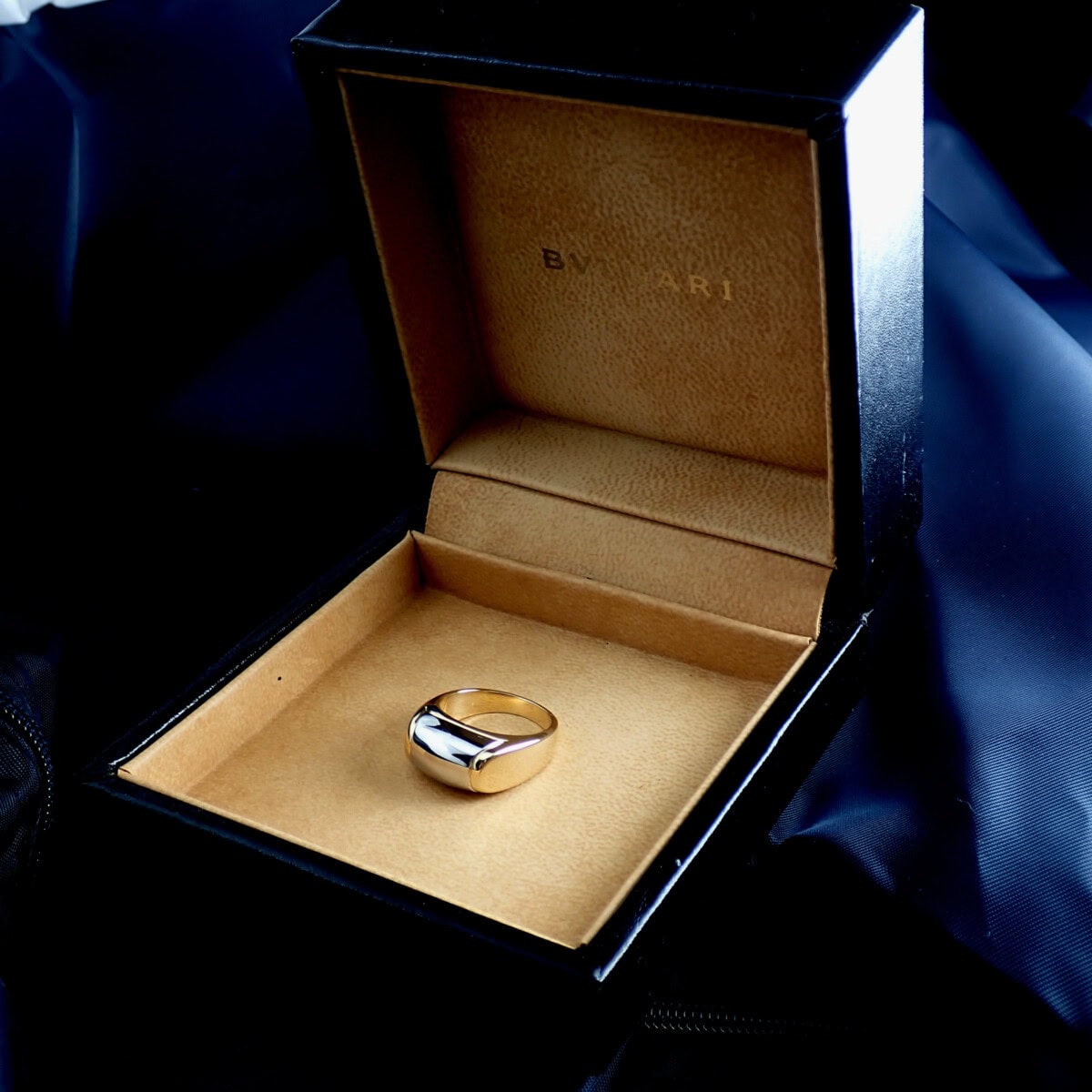 BVLGARI Tronchetto ブルガリ トロンケット リング K18YG／ステンレス 9号（50サイズ）メーカーメンテナンス済み