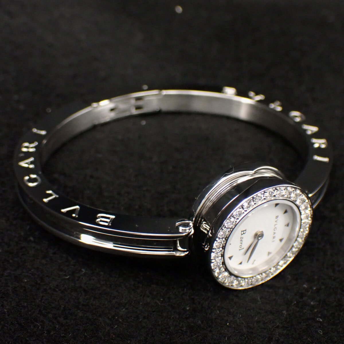 BVLGARI B.zero1 ブルガリ ビーゼロ1 ダイヤベゼル BZ22WSDS Sサイズ 2025年6月メーカーコンプリートサービス済み メーカー保証2年付