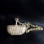 Hermes Basket-Shaped Silver Charm エルメス バスケット チャーム – SV925