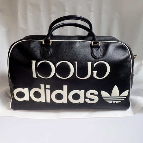 GUCCI × adidas Large Boston グッチ × アディダス コラボ ラージ ボストンバッグ 2way 702422