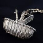 Hermes Basket-Shaped Silver Charm エルメス バスケット チャーム – SV925