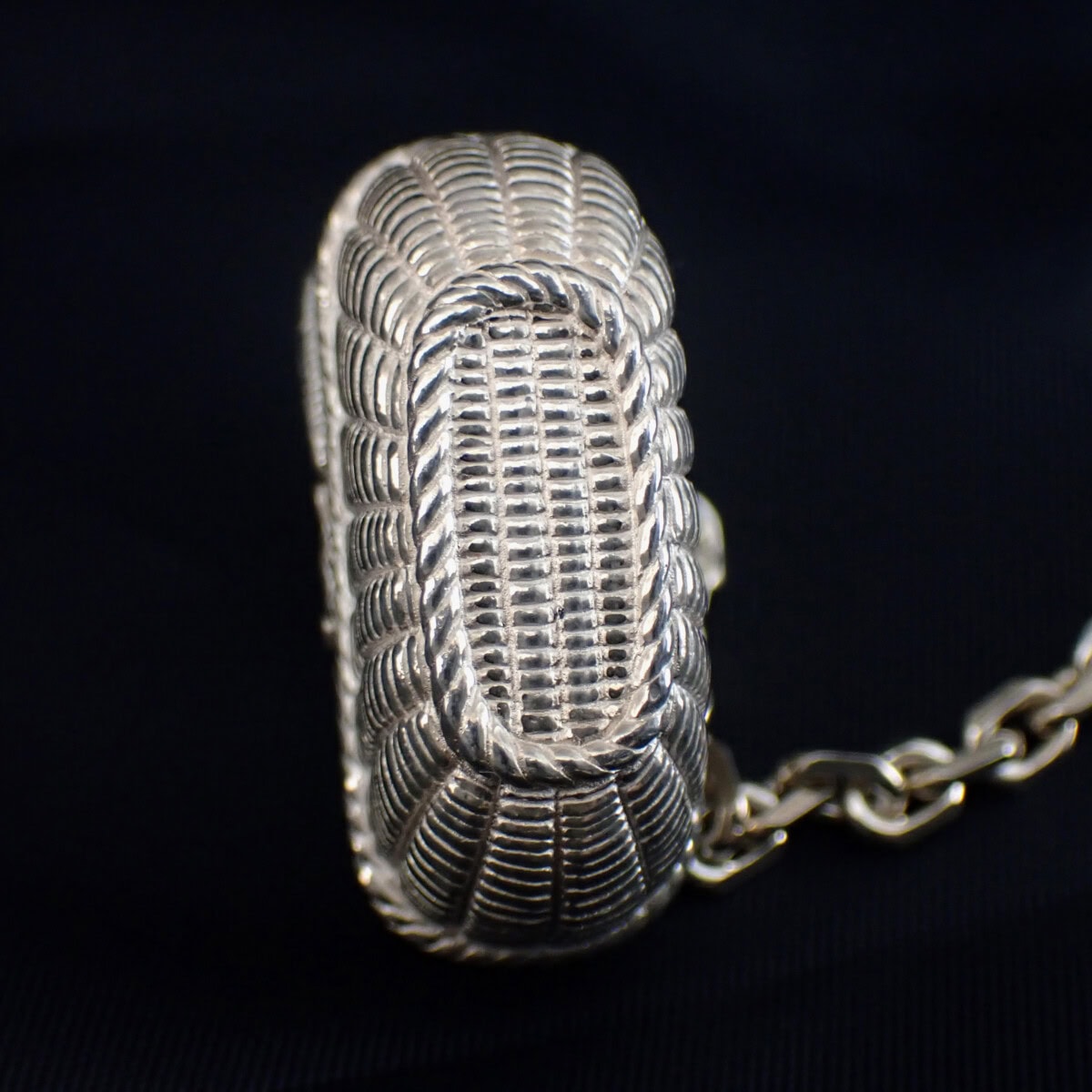 Hermes Basket-Shaped Silver Charm エルメス バスケット チャーム – SV925