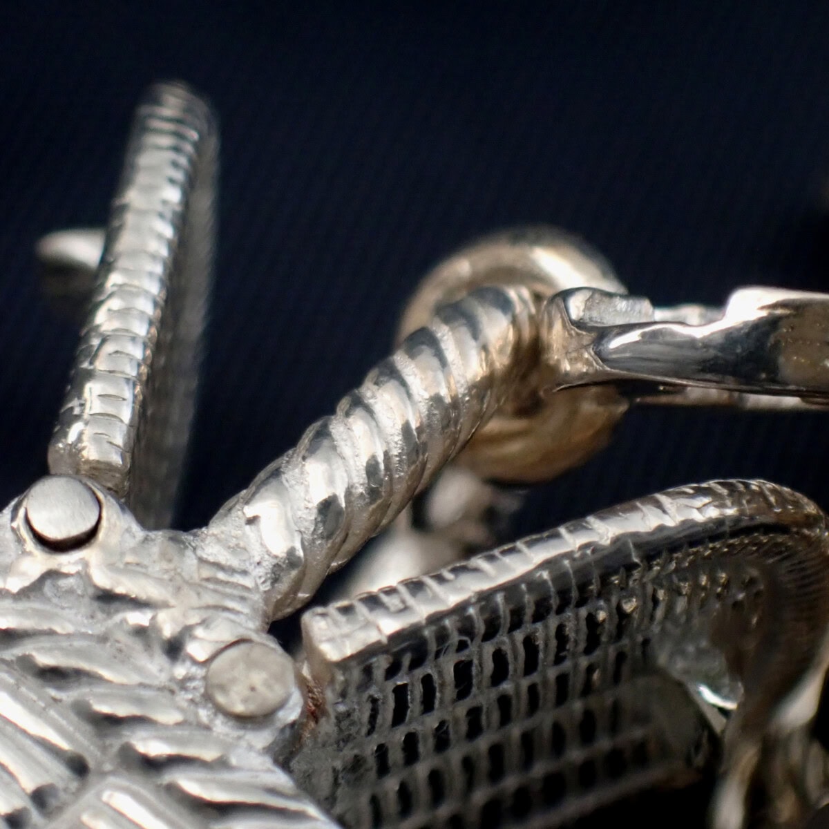 Hermes Basket-Shaped Silver Charm エルメス バスケット チャーム – SV925