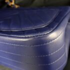 CHANEL Matelasse V-Stitch シャネル マトラッセ Vステッチ ネイビー ラムスキン ミニ フラップバッグ 16cm