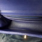 CHANEL Matelasse V-Stitch シャネル マトラッセ Vステッチ ネイビー ラムスキン ミニ フラップバッグ 16cm