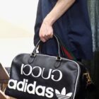 GUCCI × adidas Large Boston グッチ × アディダス コラボ ラージ ボストンバッグ 2way 702422