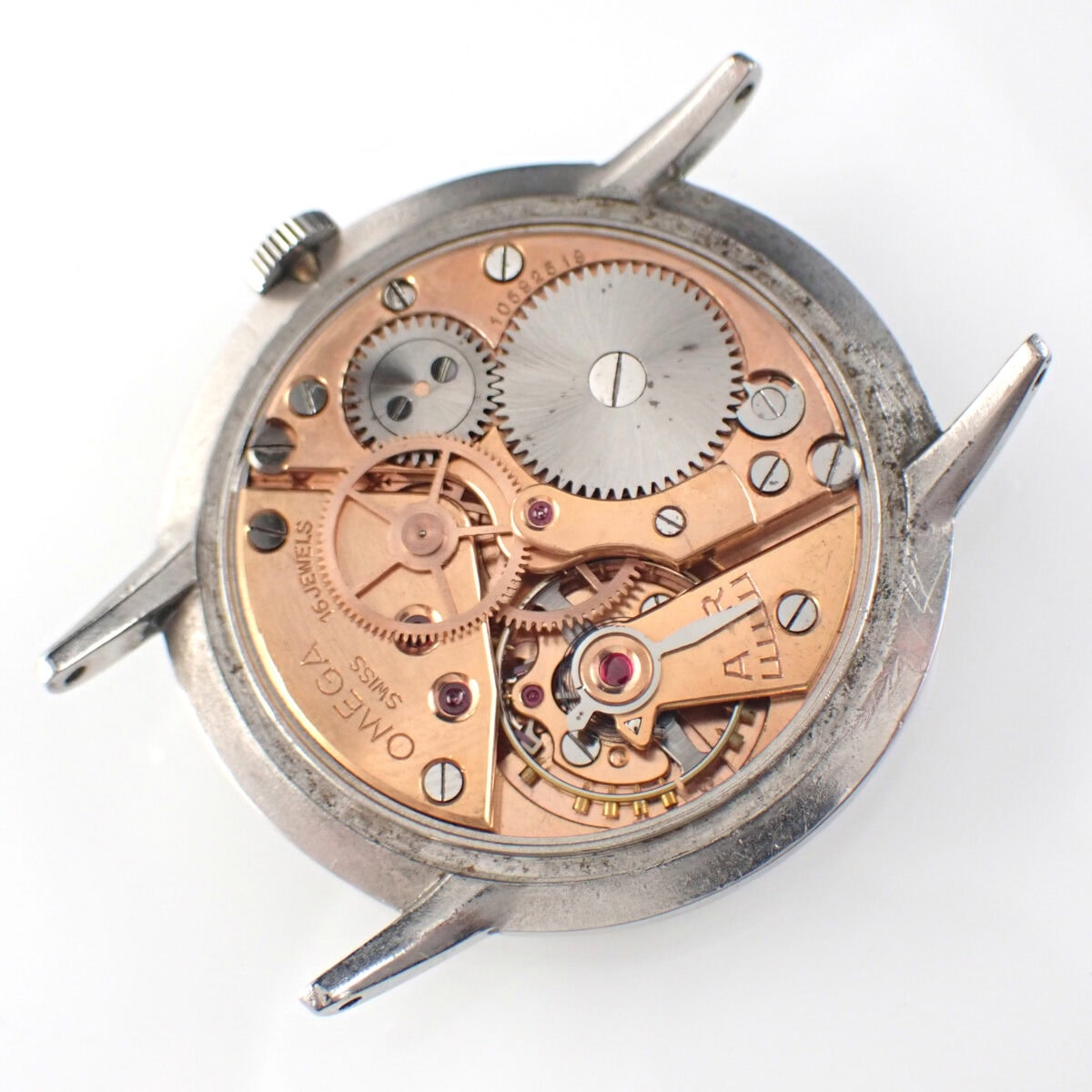 OMEGA オメガ ラウンド ジャンボケース 37.3mm 2325/7 Cal,30T2SC 手巻き 1944年