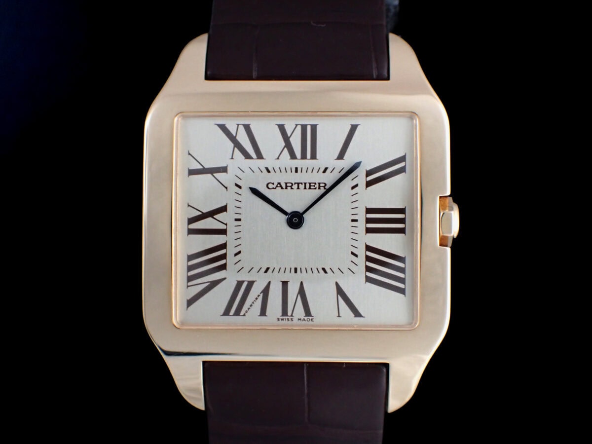 001 Cartier カルティエ サントス・デュモン LM K18YG W2006851 2025年3月メーカー修理済み