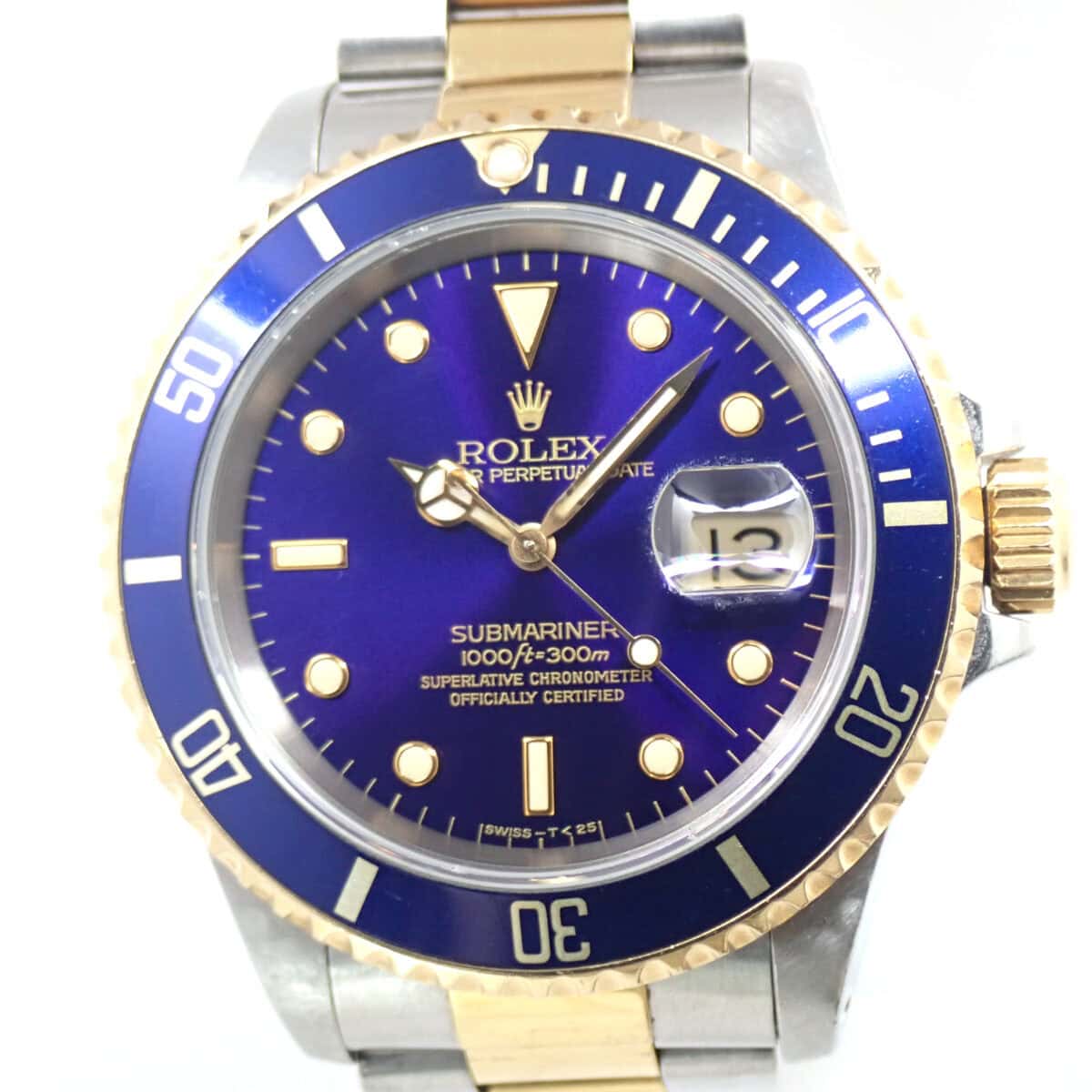 ROLEX サブマリーナ 16613 バイオレットダイヤル S1シリアル ギャランティー付き