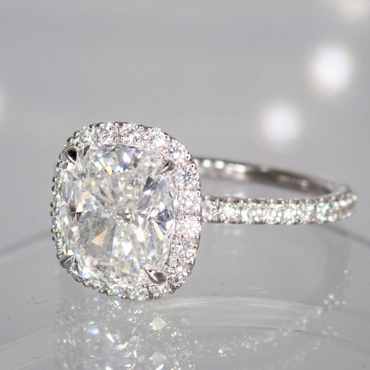 HARRY WINSTON マイクロパヴェ リング 1.7ct GIA鑑定書付き F VS1 VG