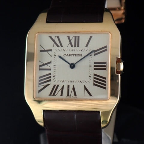 Cartier カルティエ サントス・デュモン LM K18YG W2006851 2025年3月メーカー修理済み