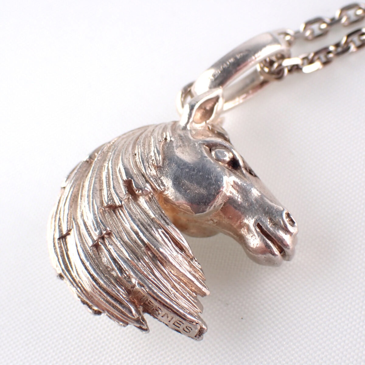 HERMES エルメス ホースモチーフ シルバー SV925 ネックレス