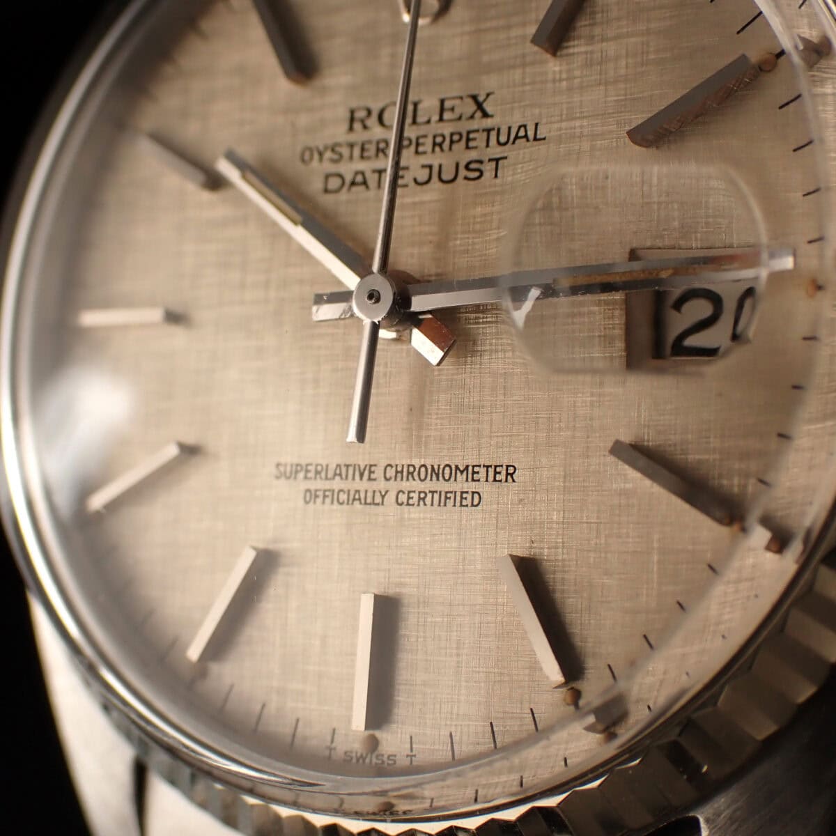 ROLEX ロレックス デイトジャスト 16014 シルバー モザイク文字盤 1978年製