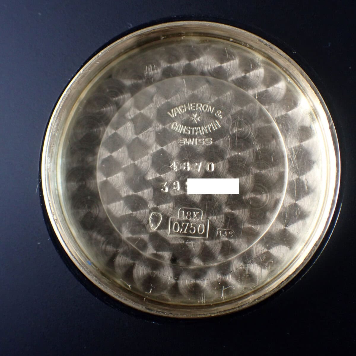 Vacheron Constantin ラウンド アイボリー YG Ref,4870 cal,1019/1 1955年