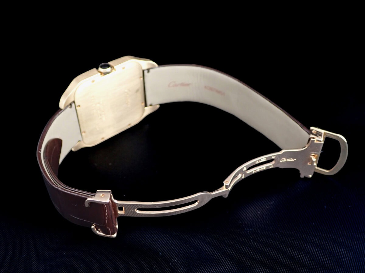 007 Cartier カルティエ サントス・デュモン LM K18YG W2006851 2025年3月メーカー修理済み