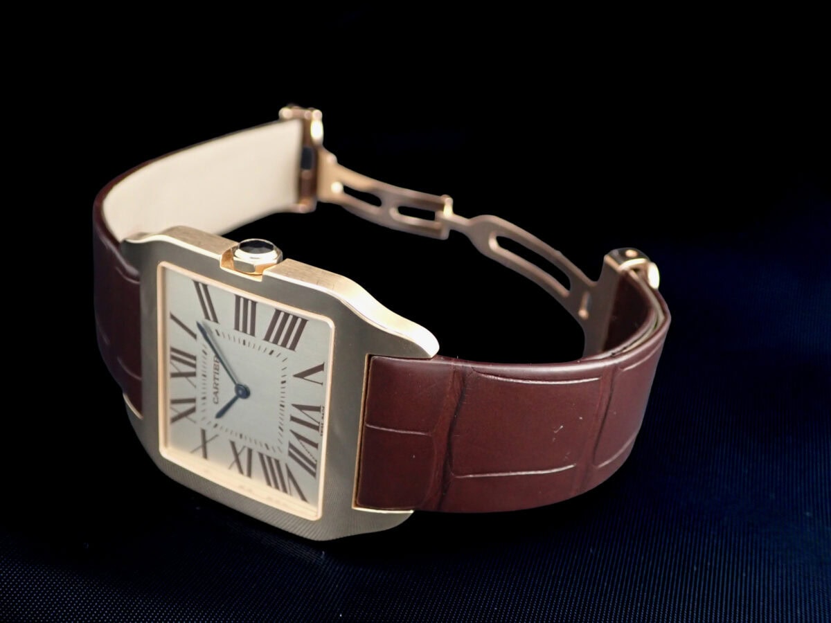 008 Cartier カルティエ サントス・デュモン LM K18YG W2006851 2025年3月メーカー修理済み