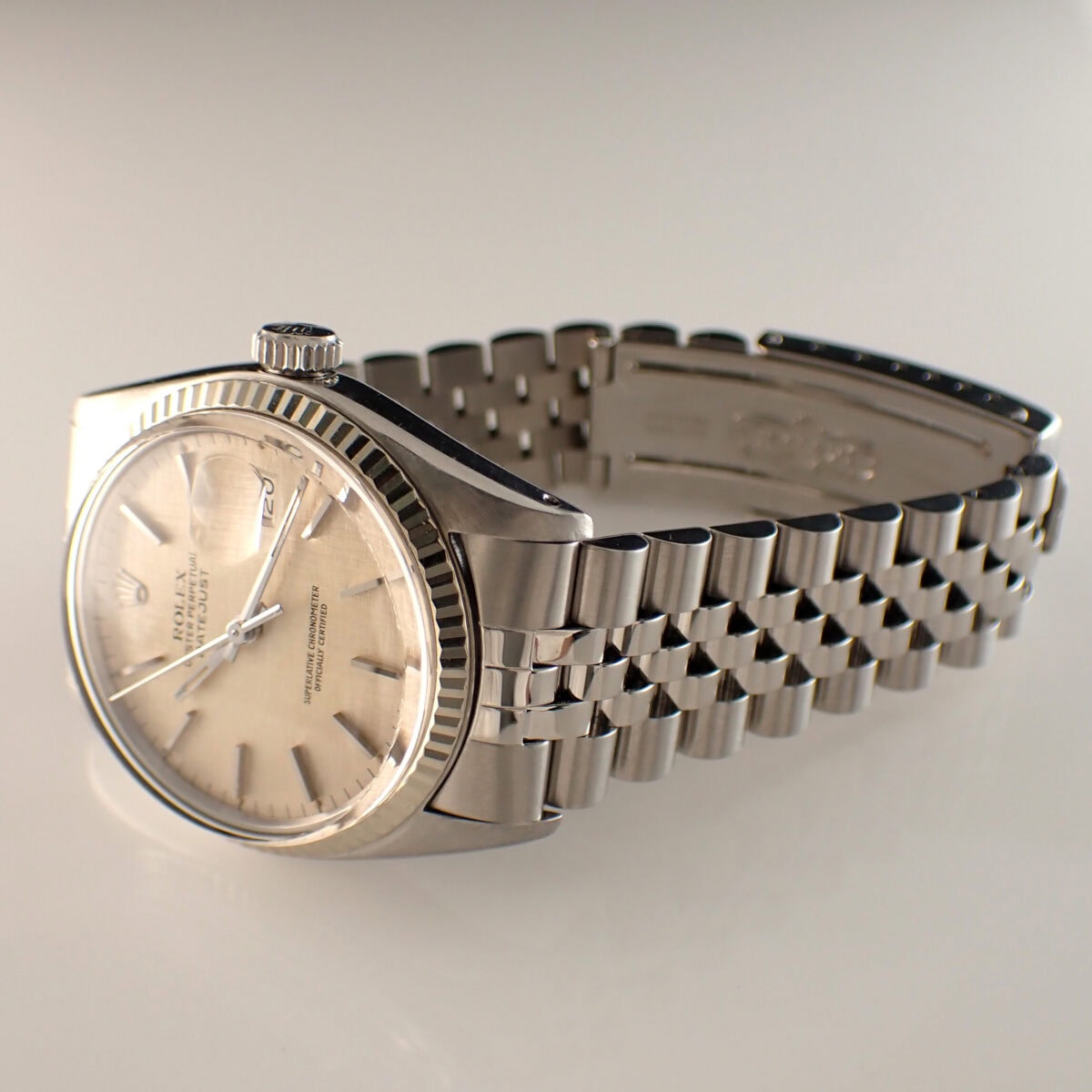 ROLEX ロレックス デイトジャスト 16014 シルバー モザイク文字盤 1978年製