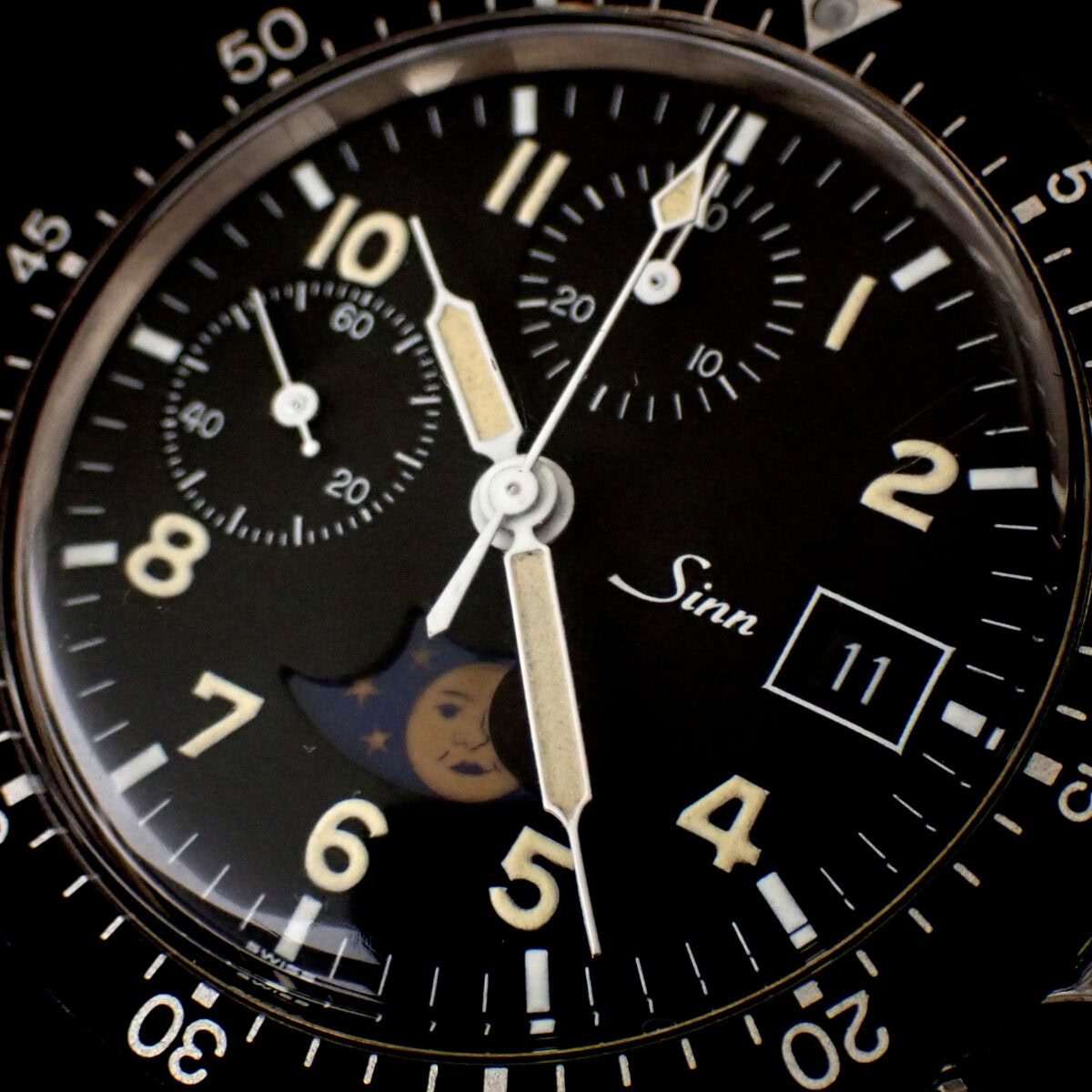 Sinn 103 CHRONOGRAPH Moon Phase ジン クロノグラフ ムーンフェイズ