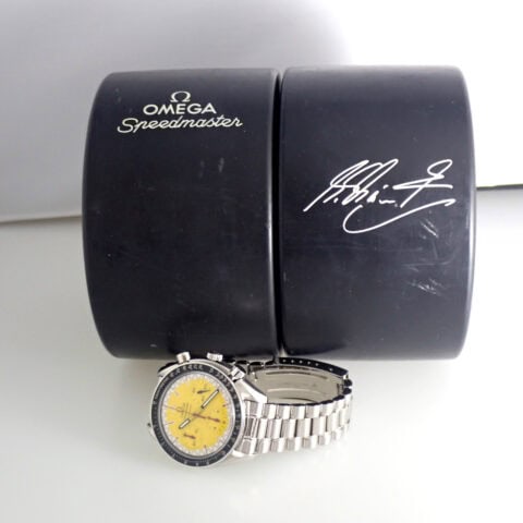 OMEGA オメガ スピードマスター シューマッハ レーシング イエロー 3510.12