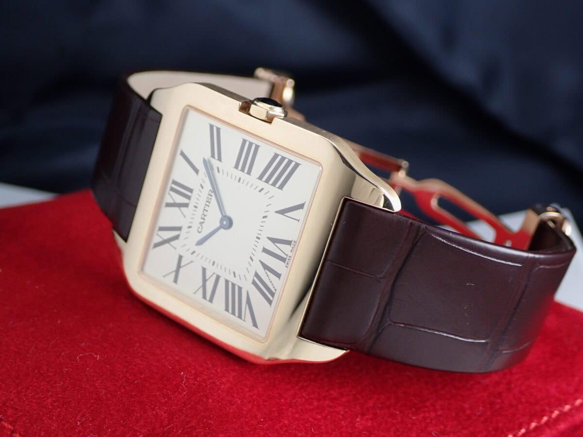013 Cartier カルティエ サントス・デュモン LM K18YG W2006851 2025年3月メーカー修理済み