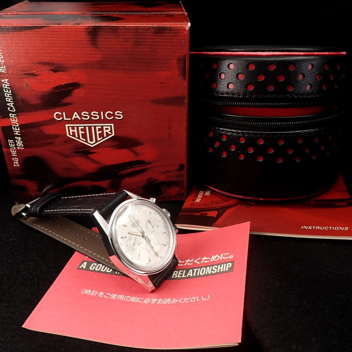 TAG HEUER CARRERA CHRONOGRAPH タグホイヤー カレラ クラシック クロノグラフ 1964年復刻モデル CS3110.BC0725