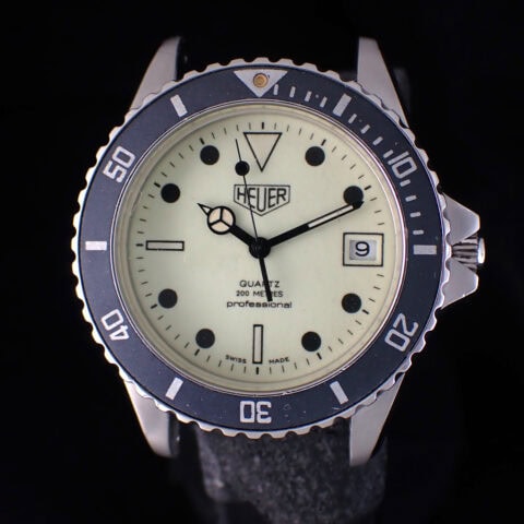 Heuer ホイヤー プロフェッショナル 200Mダイバー 980.113 ナイトダイバー ホイヤーロゴ
