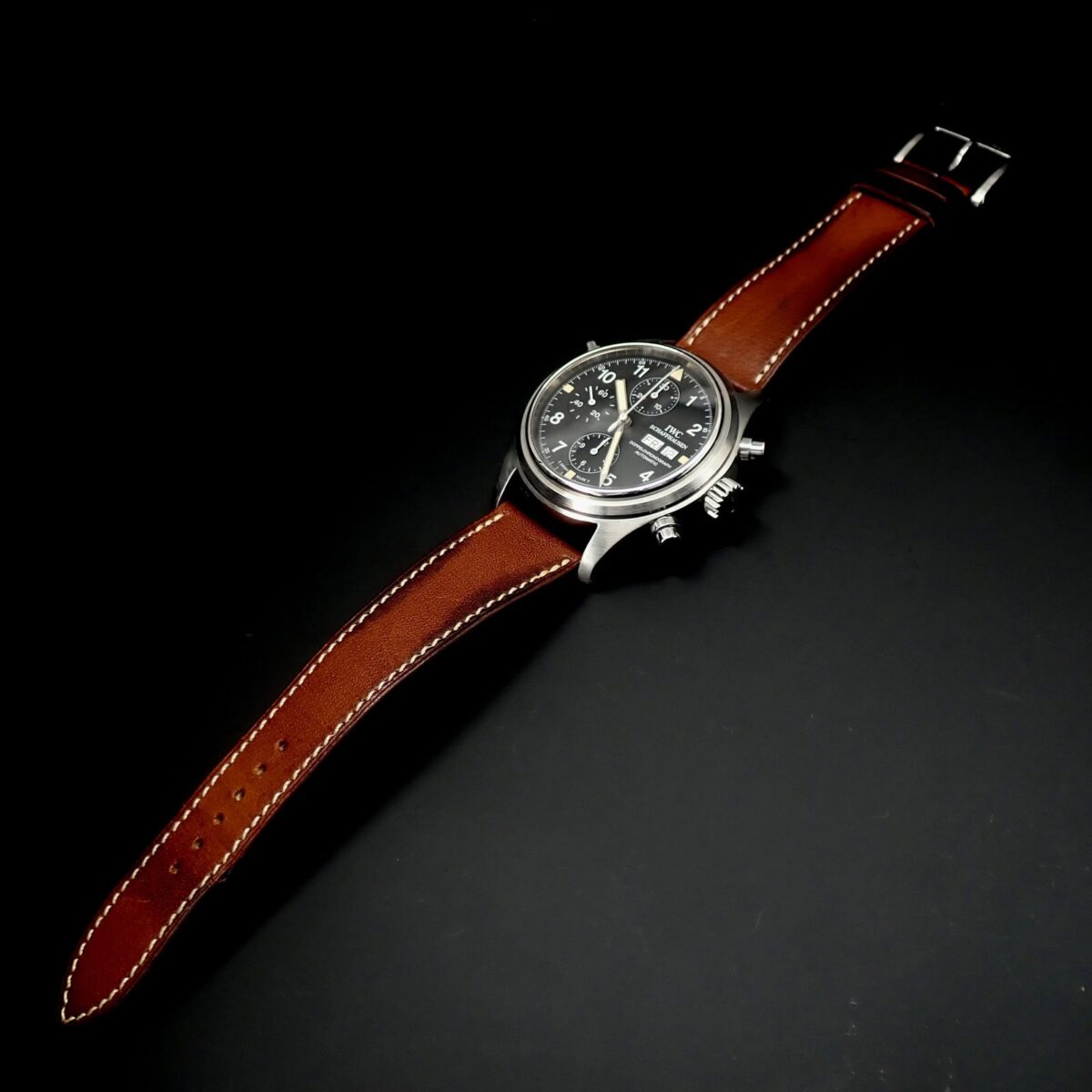 IWC Doppelchronograph ドッペルクロノグラフ 3713-003 トリチウム夜光
