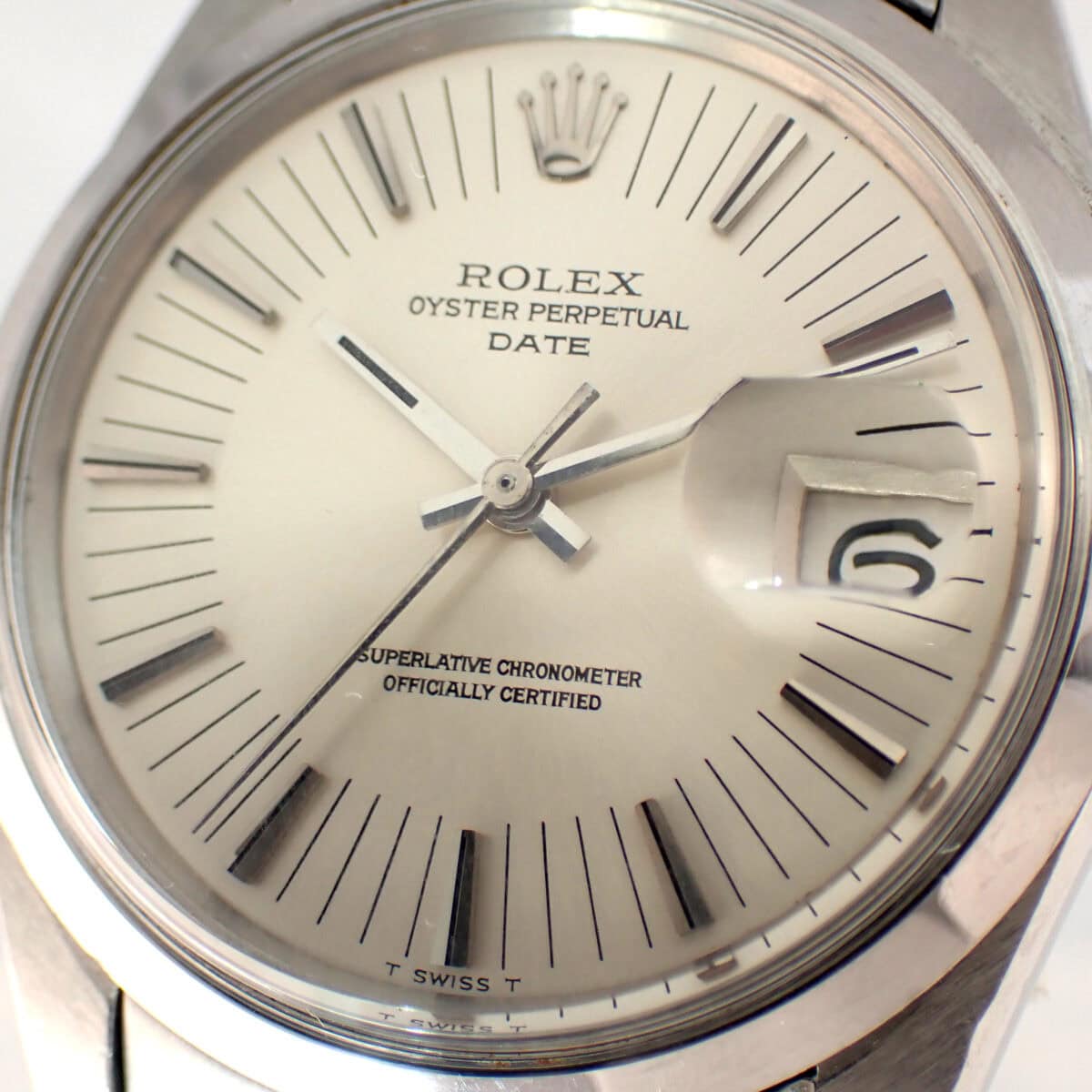 ROLEX ロレックス オイスターパーペチュアル デイト 1500 シルバー ラジアルダイヤル 1969年