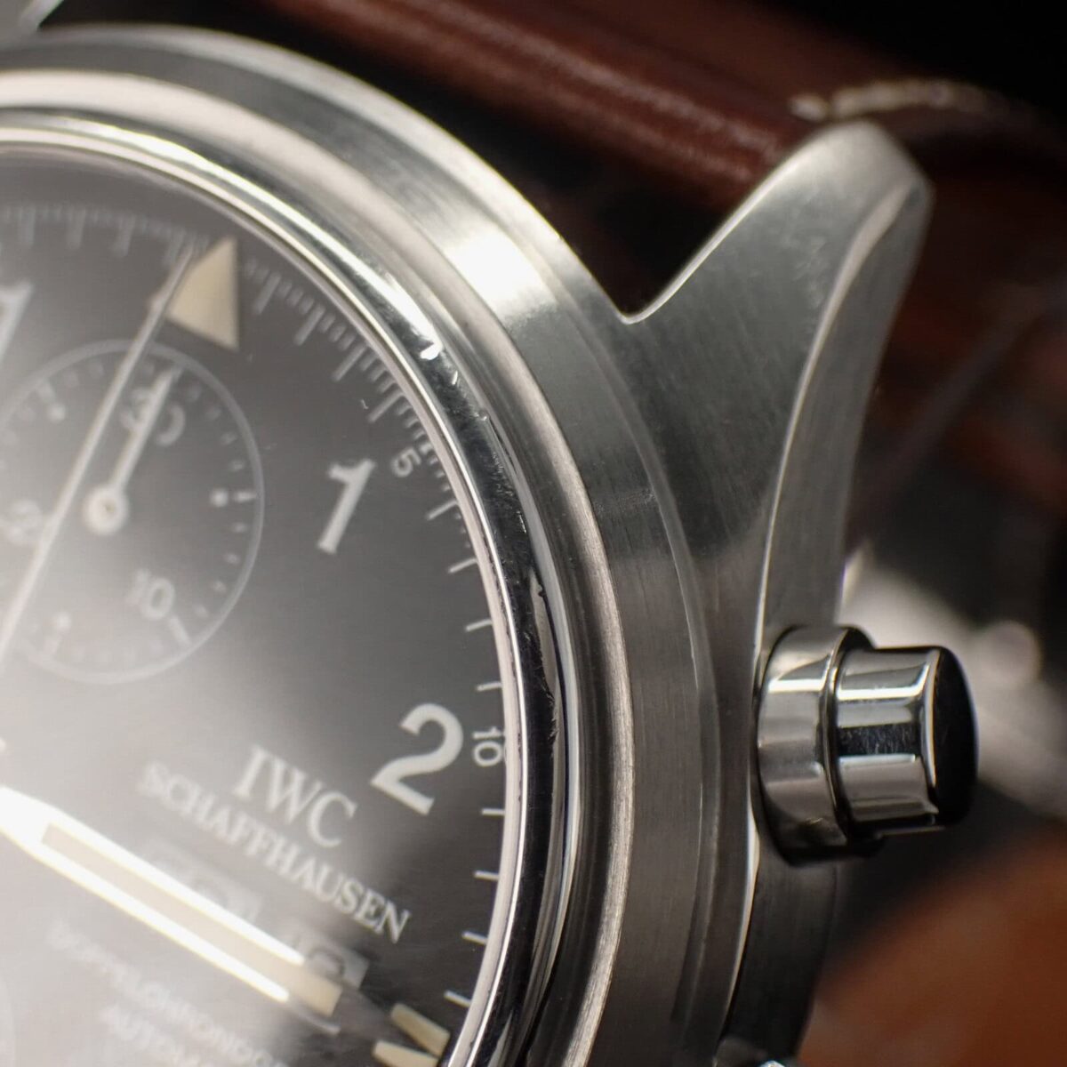 IWC Doppelchronograph ドッペルクロノグラフ 3713-003 トリチウム夜光