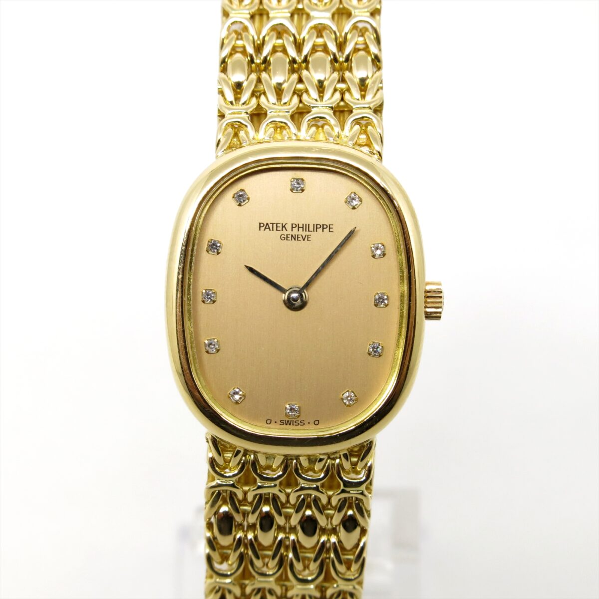 PATEK PHILIPPE パテックフィリップ エリプス 12Pダイヤ レディース 4764/001