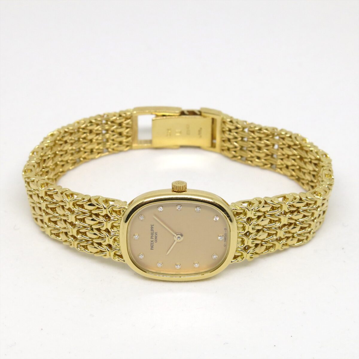 PATEK PHILIPPE パテックフィリップ エリプス 12Pダイヤ レディース 4764/001