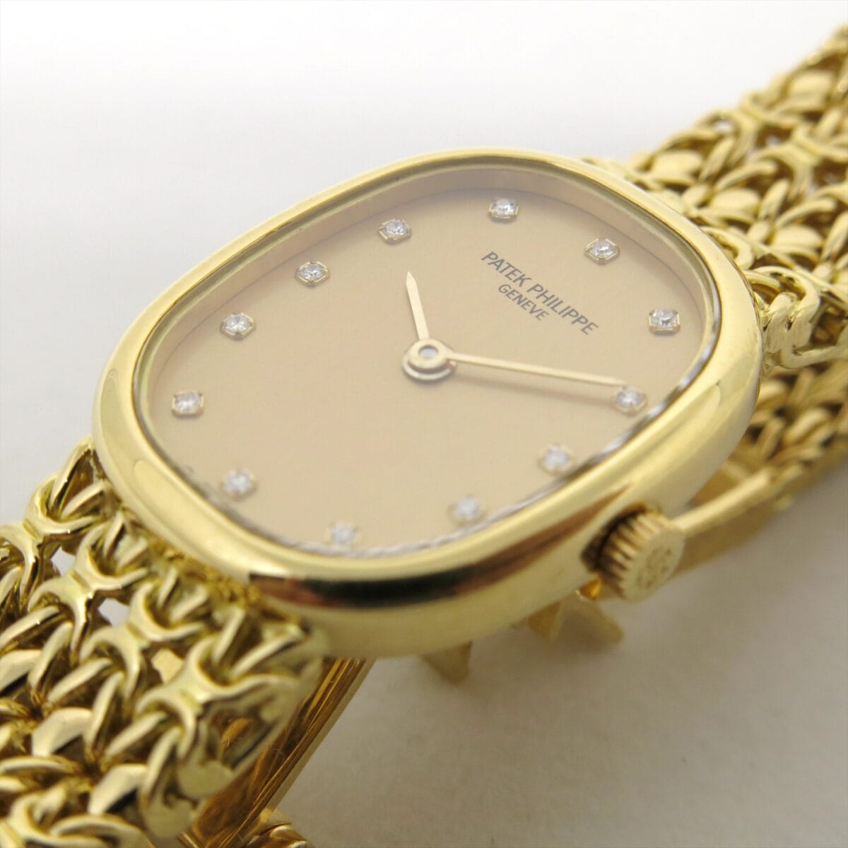 PATEK PHILIPPE パテックフィリップ エリプス 12Pダイヤ レディース 4764/001