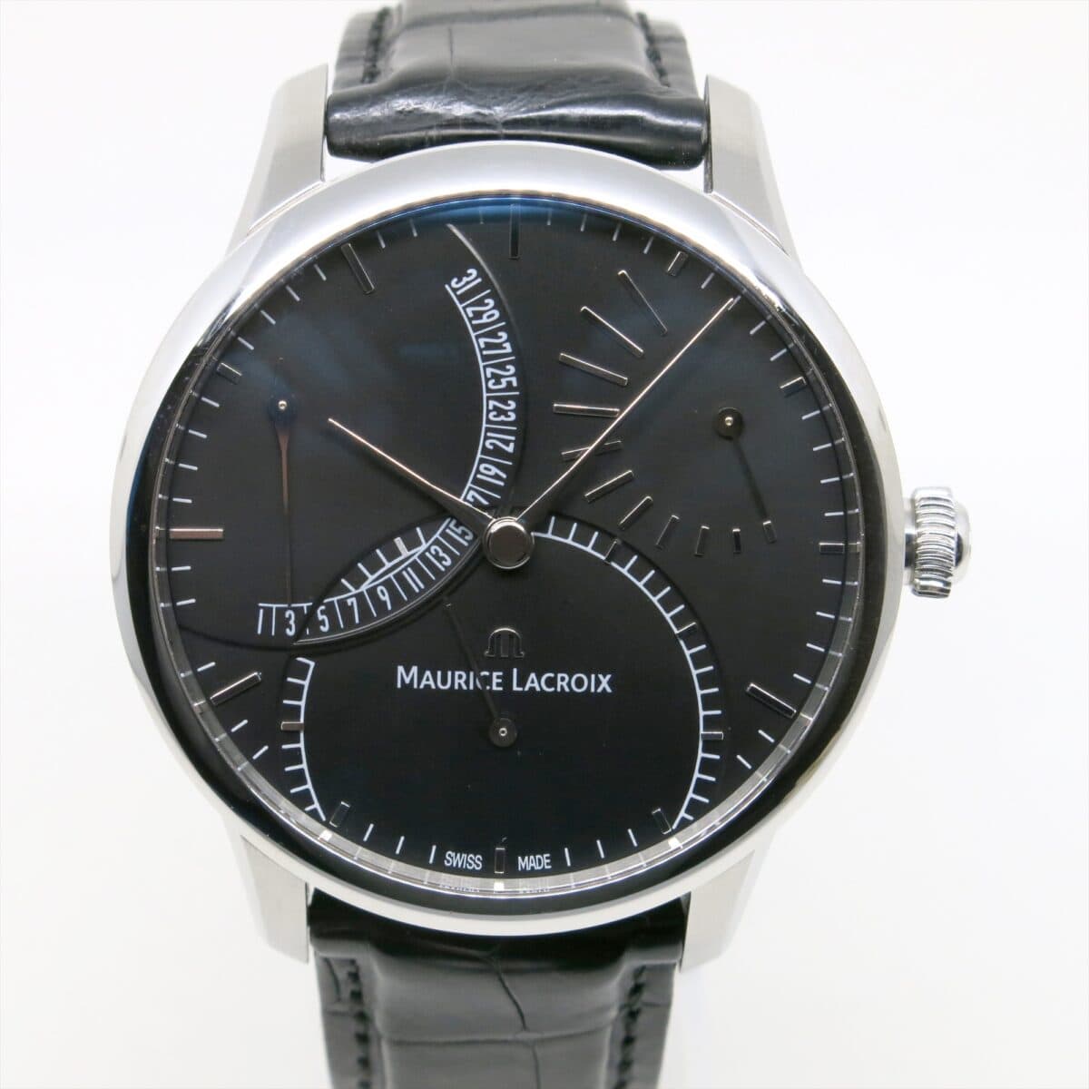 モーリス・ラクロア マスターピース カレンドリエ レトログラード MP6508-SS001-330