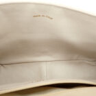 CHANEL ココマークチェーンショルダーバッグ ストロー/レザー ブラック