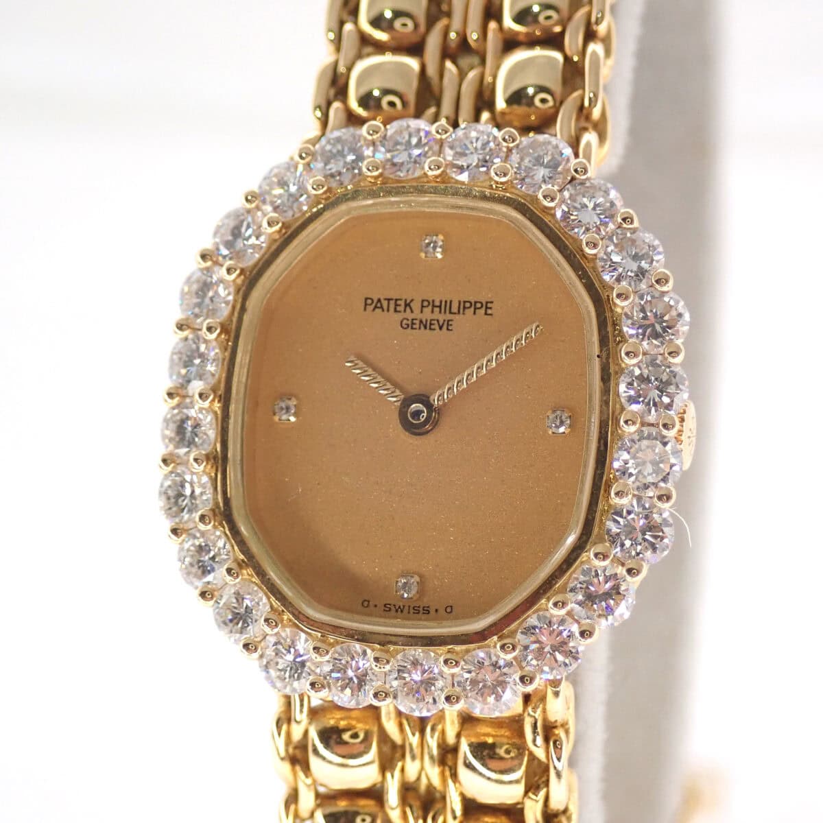 PATEK PHILIPPE パテックフィリップ イエローゴールド ダイヤベゼル レディース 4798/2