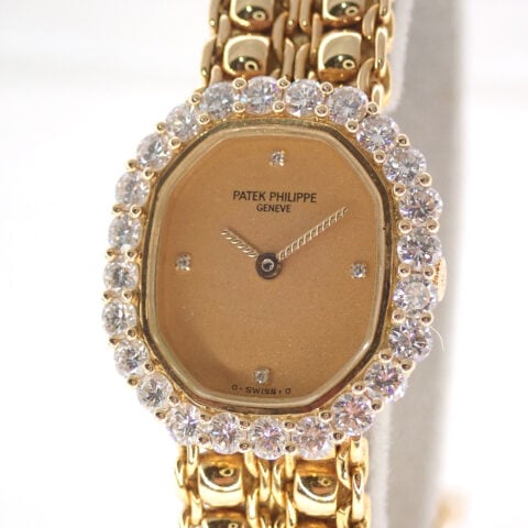 PATEK PHILIPPE パテックフィリップ イエローゴールド ダイヤベゼル レディース 4798/2