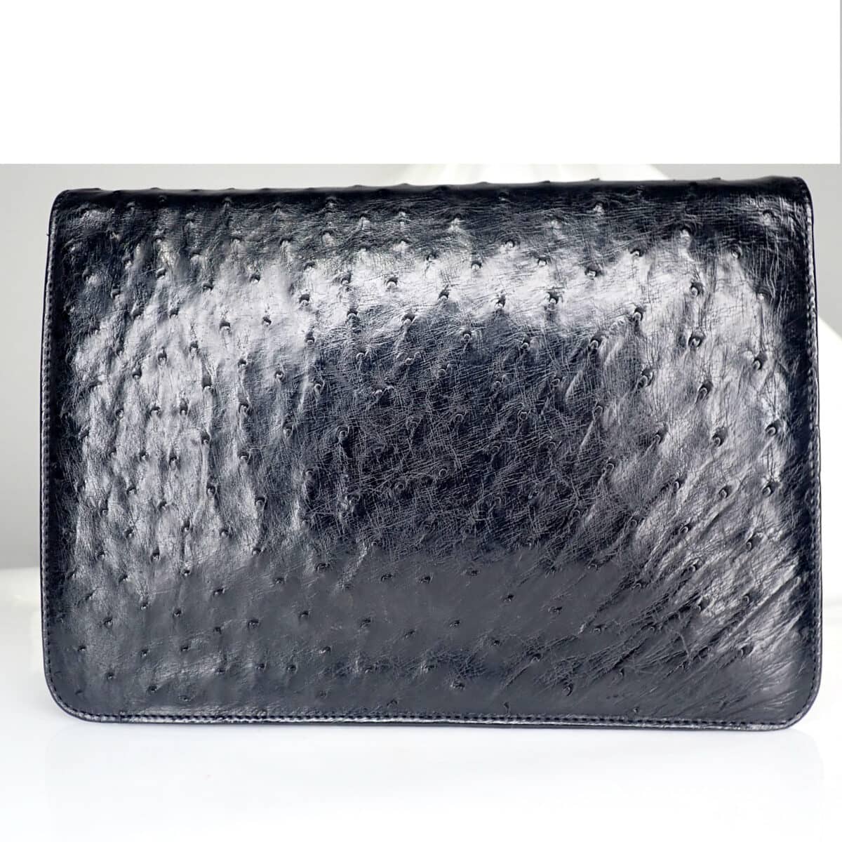 チェーンショルダーバッグ オーストリッチ 24.5