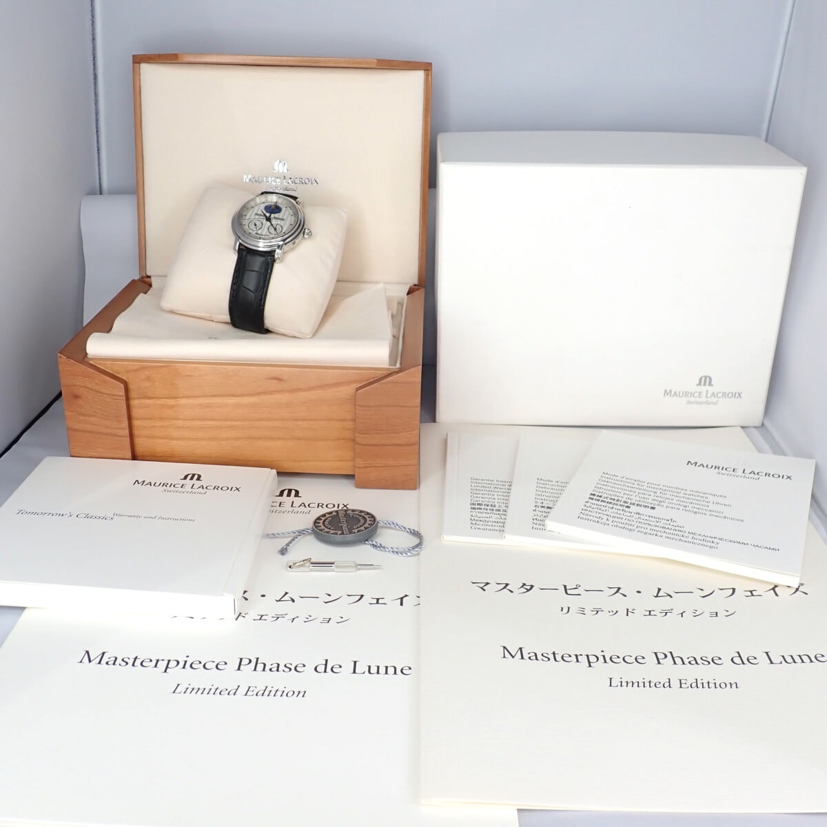 モーリスラクロア マスターピース ムーンフェイズーリミテッド エディション 250本 日本限定 MP6138-SS0001-13E