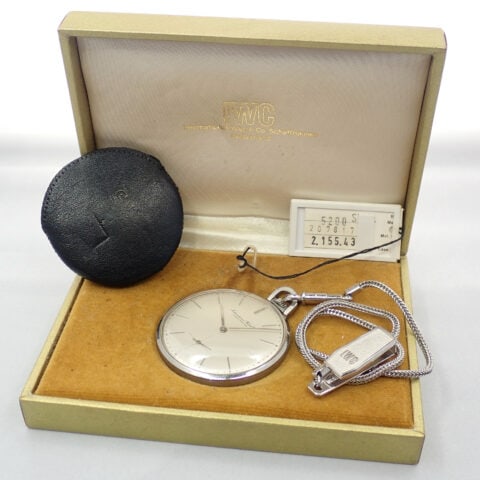 PB261511 IWC ポケットウォッチ Ref,5200 Cal,952 チェーン BOX付き 1970年