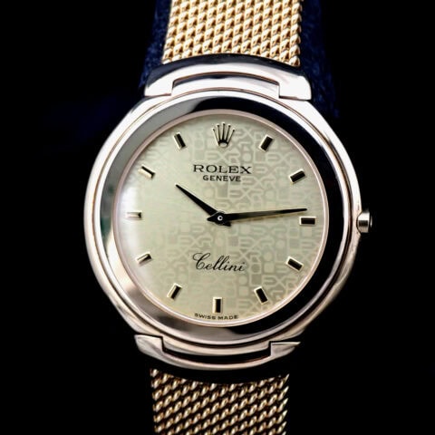 ROLEX Cellini ロレックス チェリーニ 6623 イエローゴールド メッシュブレスレット 37mm 総重量123g